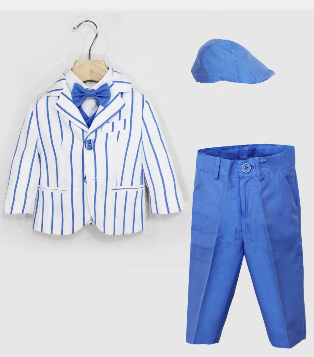Abito bimbo bianco e blu klaiadi